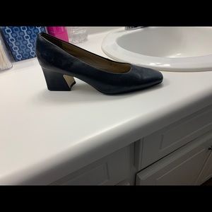 Black heels. Gently worn.